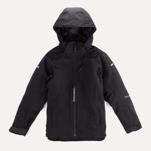 Black Hooded Jacket by Truewerk. S4 Tower Parka
